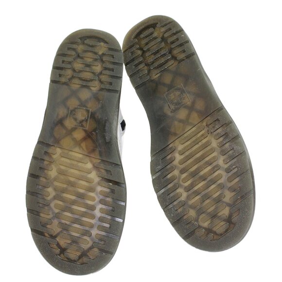 Dr. Martens Zavala White Leather Lace-up Combat Boot, Size 6 (Male 5) - Picture 9 of 11